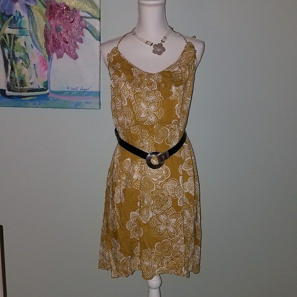 Elle Gold Chelsea Girls Halter Dress NWT Size XL - Picture 1 of 6